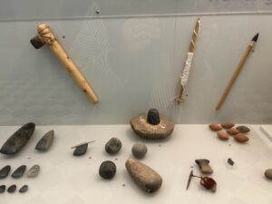 A group of objects on a display
AI-generated content may be incorrect.